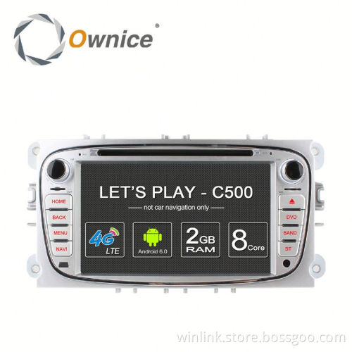 Ownice factory price Quad core Android 6.0 Car auto GPS For Ford Focus 2010 2011 2012 with RDS support DSP dvr TV